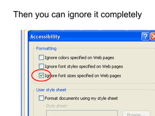Then you can ignore it completely 