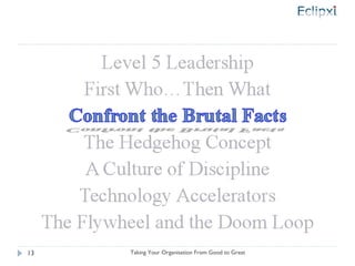 Taking Your Organisation From Good to Great 