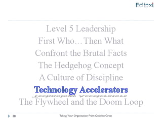 Taking Your Organisation From Good to Great 