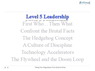 Taking Your Organisation From Good to Great 