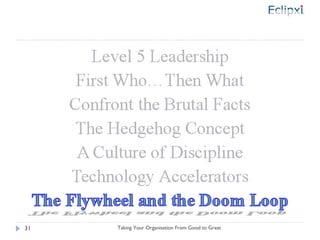 Taking Your Organisation From Good to Great 