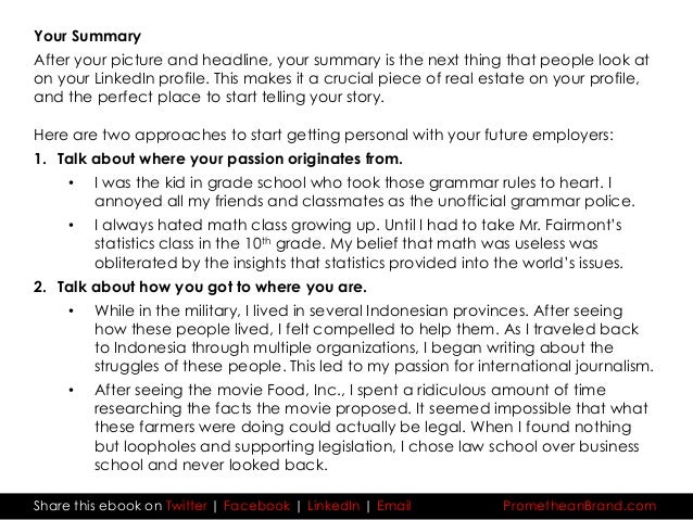 8 your summary