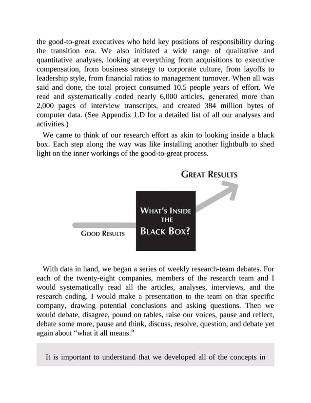 Good to great pdf