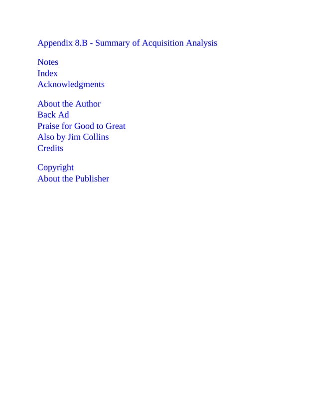 Good to great pdf