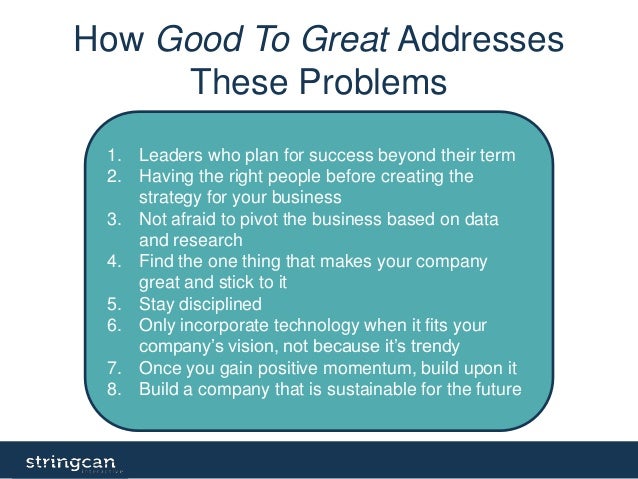 good to great
