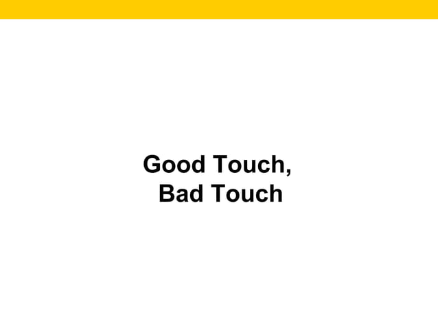 Good touch bad_touch | PPT