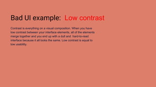 examples of GOOD UI and bad ui. presentation slide.pdf