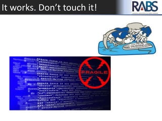 It works. Don’t touch it!
 