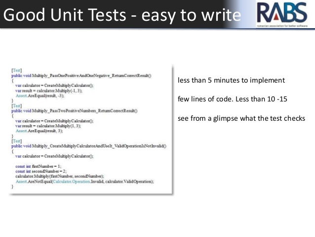 Good Unit Tests Examples : How to Write Good Unit Tests: 14 Tips – KXCNIY