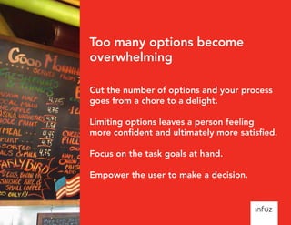 Good UX Karma: Guiding Principles to Simpler, Easier and Happier UI Design Slide 77