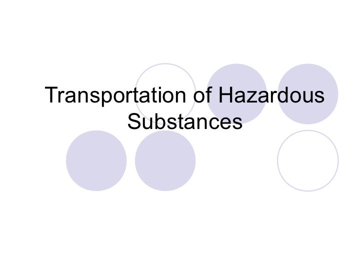 transportation of hazardous substances nm