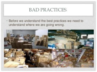Good Warehousing & Distribution Practices | PPTX