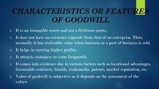 GOODWILL nature and valuation .pptx
