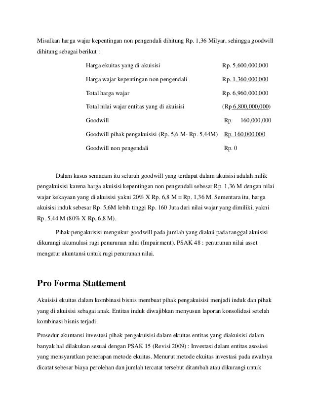 Goodwill Impairment Test