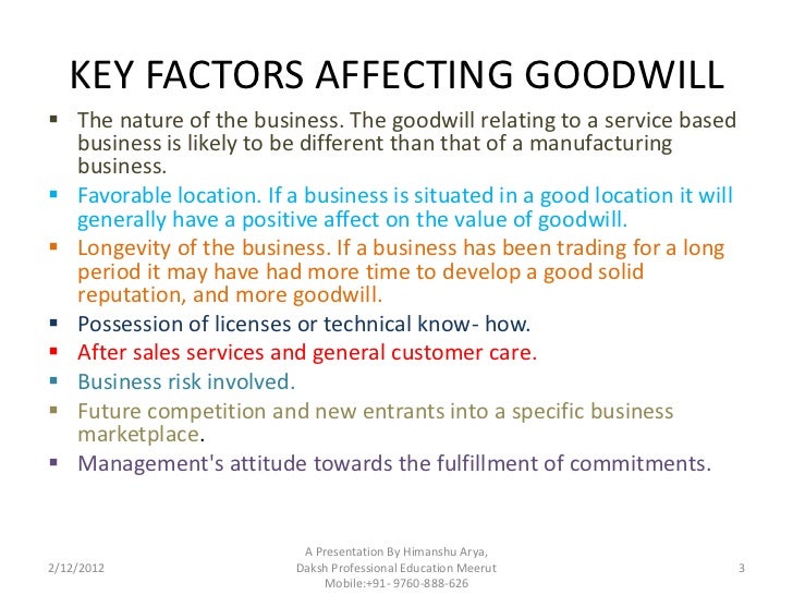 goodwill-valuation