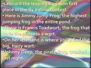Good Writing - Frog Powerpoint