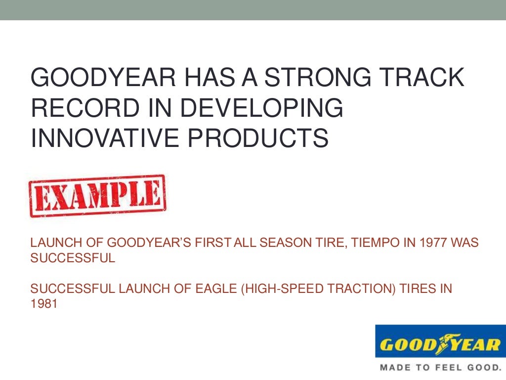 GOODYEAR CASESTUDY