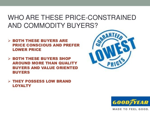 What is goodyear's relative competitive position within the tire industry image