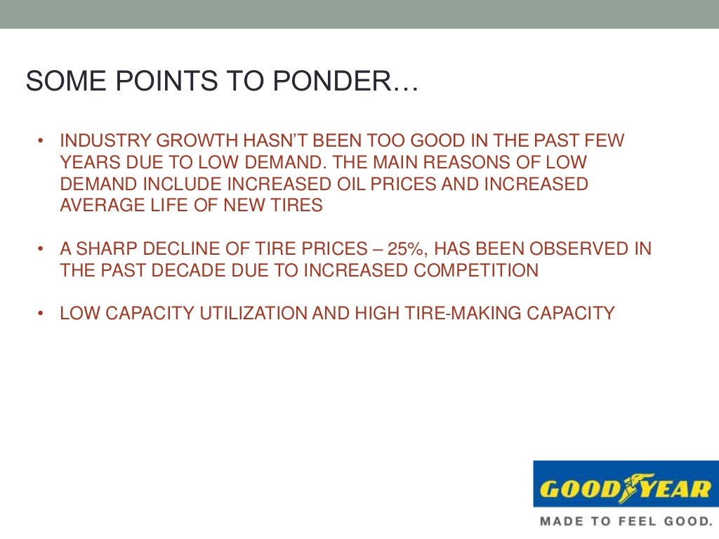 GOODYEAR CASESTUDY
