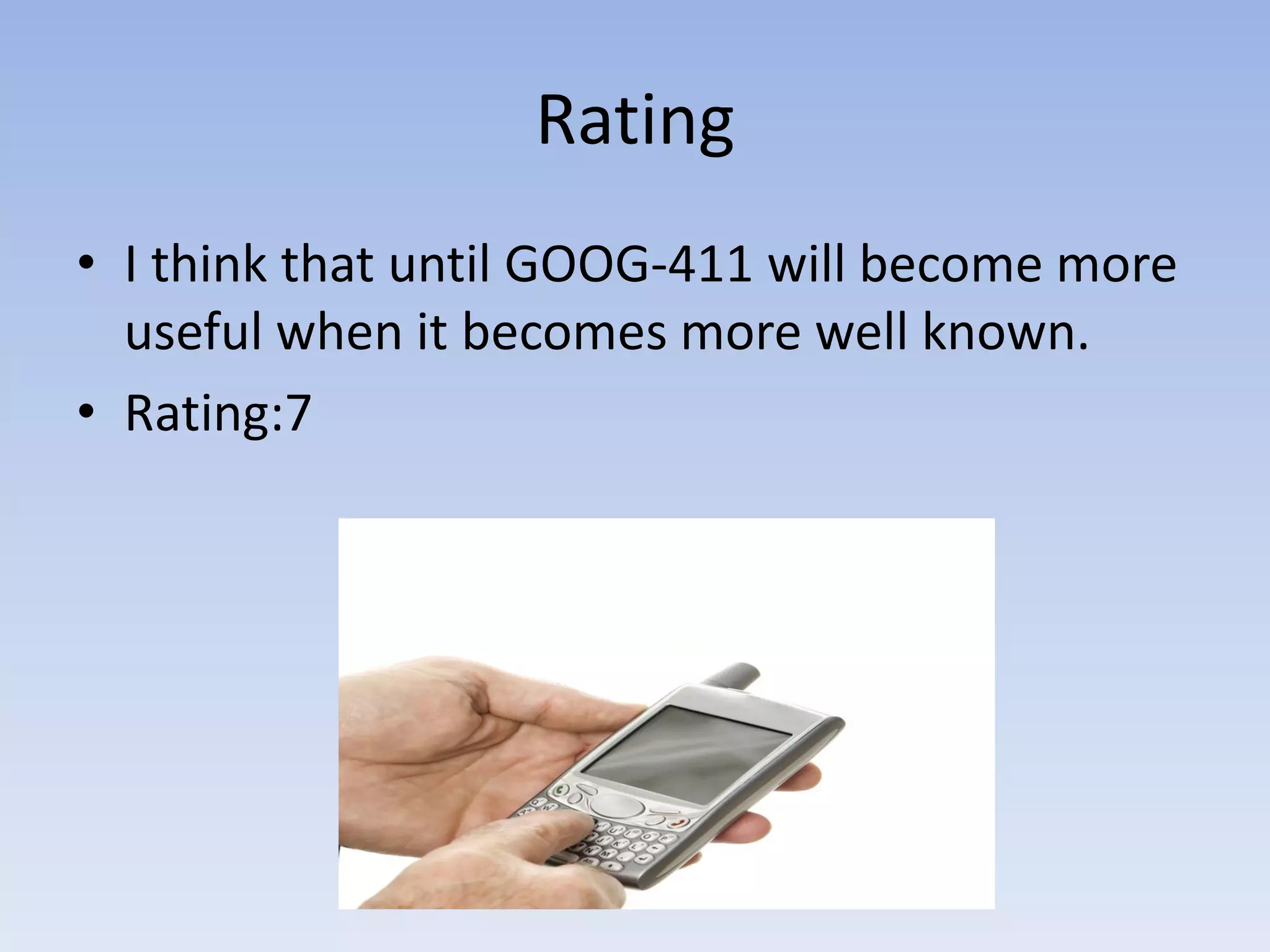 Goog 411