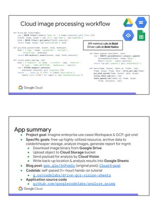 05
Wrap-up
Summary & resources
Session Summary
● Google provides more than just apps
○ We're more than search, YouTube, An...