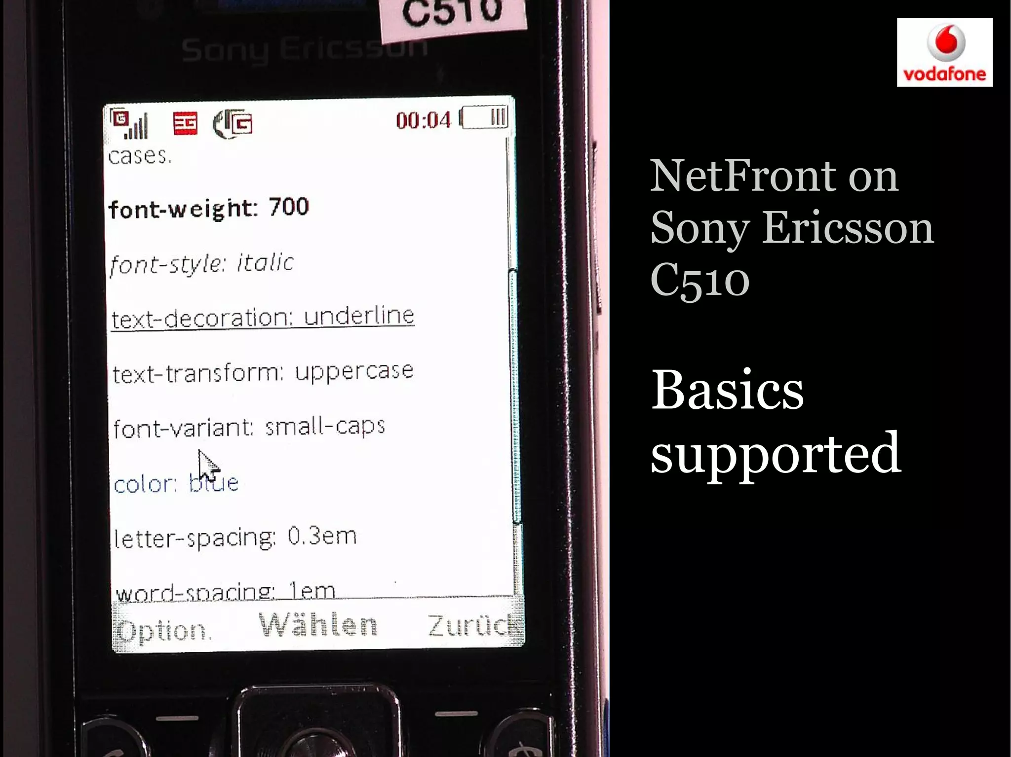 Google presentation: The Open Web goes mobile