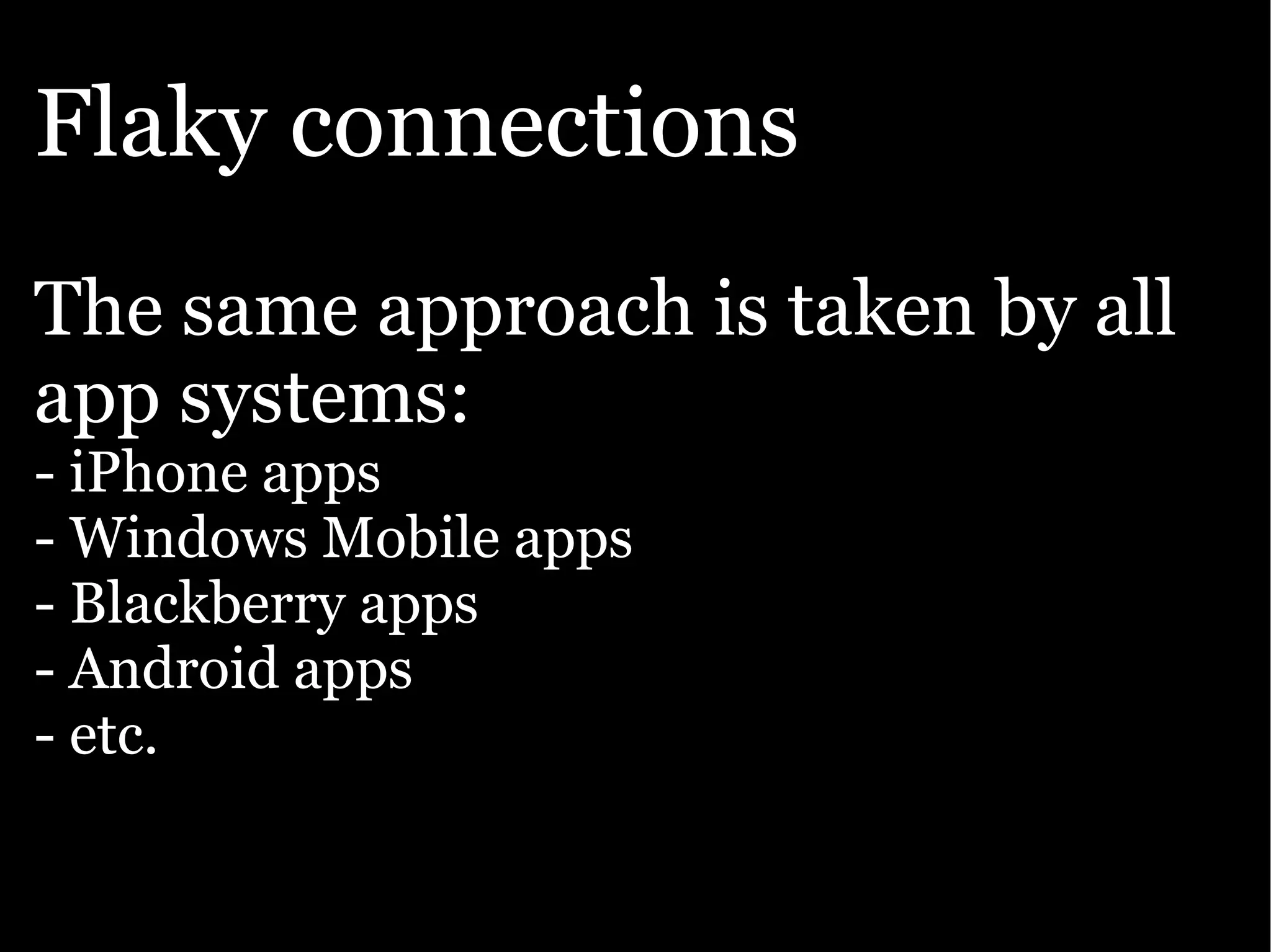 Google presentation: The Open Web goes mobile