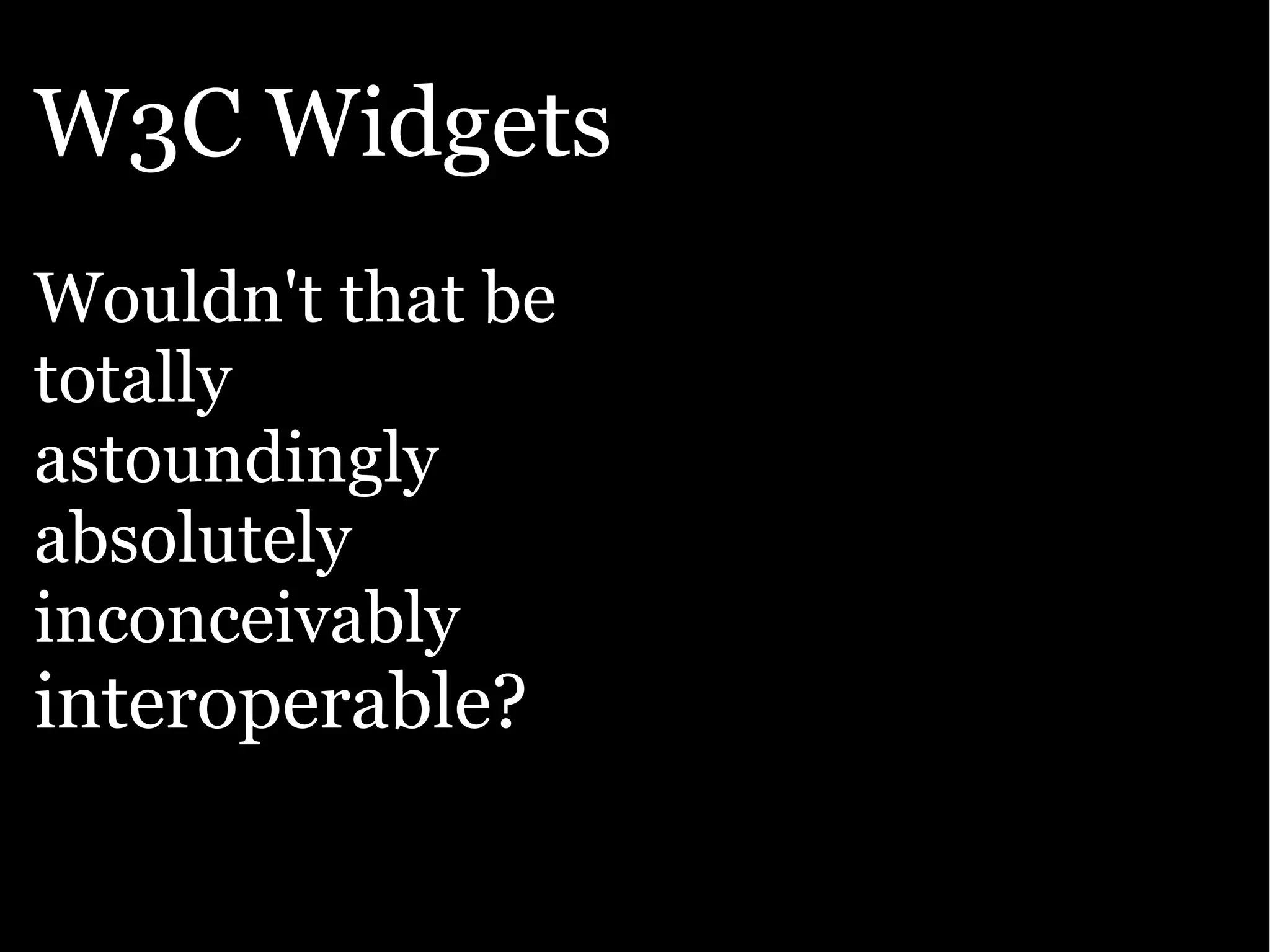 Google presentation: The Open Web goes mobile