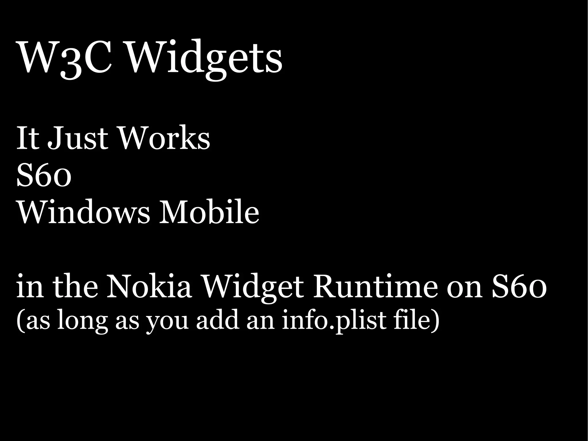 Google presentation: The Open Web goes mobile