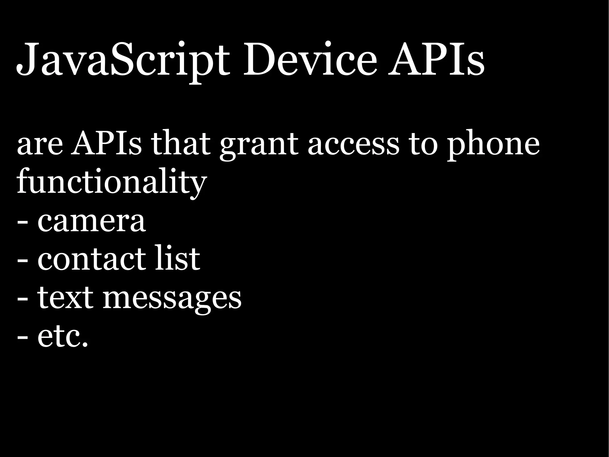 Google presentation: The Open Web goes mobile