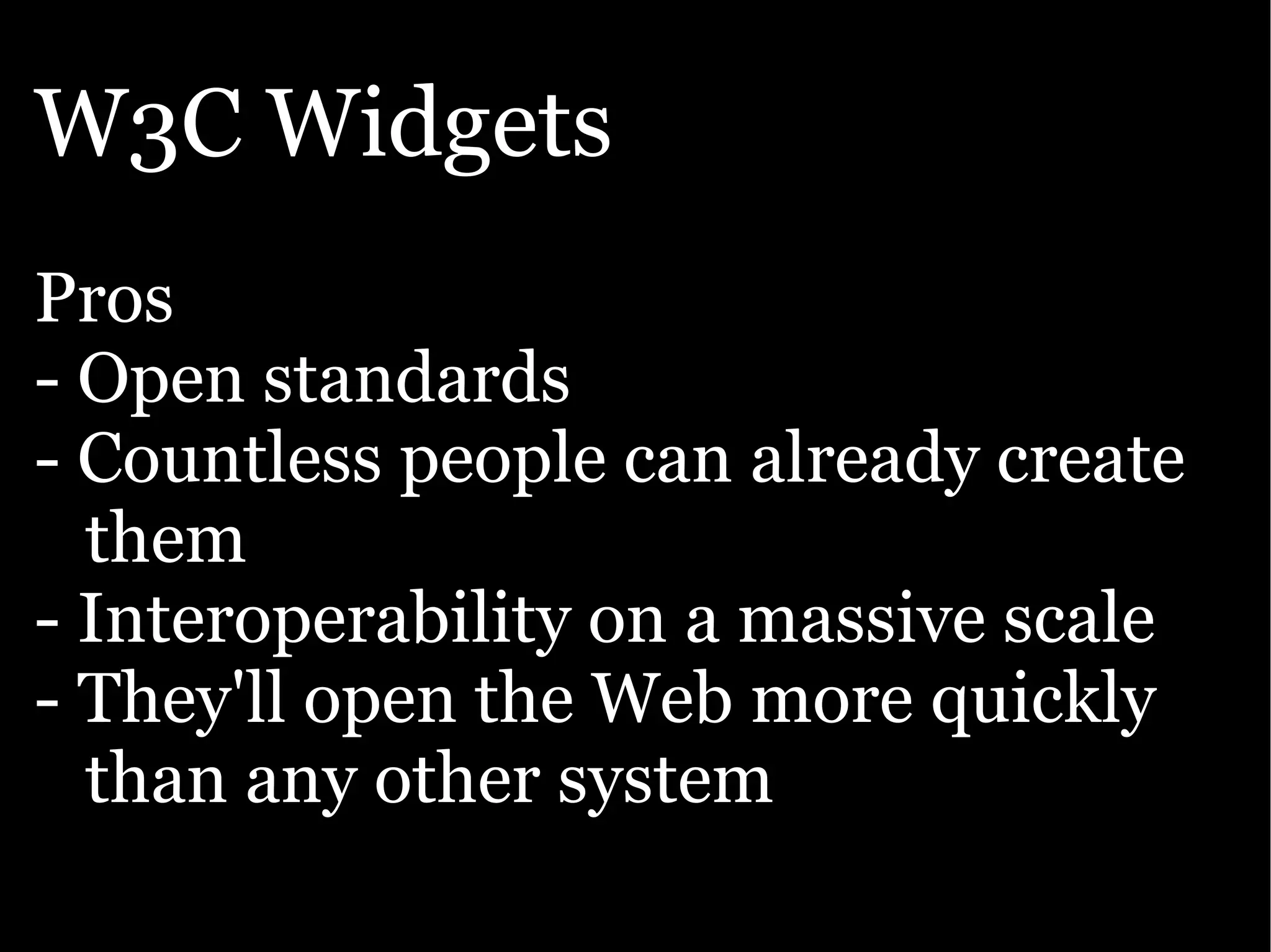 Google presentation: The Open Web goes mobile