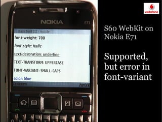 Google presentation: The Open Web goes mobile