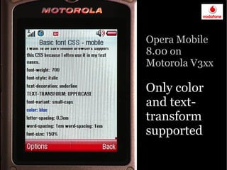 Google presentation: The Open Web goes mobile