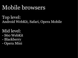 Google presentation: The Open Web goes mobile