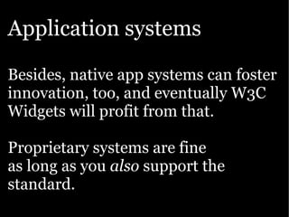 Google presentation: The Open Web goes mobile
