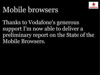 Google presentation: The Open Web goes mobile