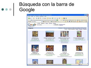 Búsqueda con la barra de Google