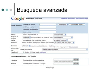 Búsqueda avanzada