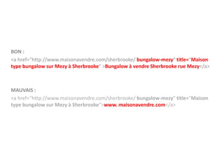 Éviter de , du, la, leLe titre est un « appel à l’action »S’il est trop long, il sera coupé