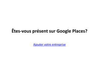 Permet de faire des actions rentables pour votre entreprise