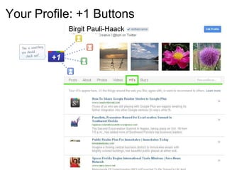 Your Profile: +1 Buttons   