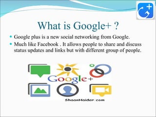 Google + | PPT