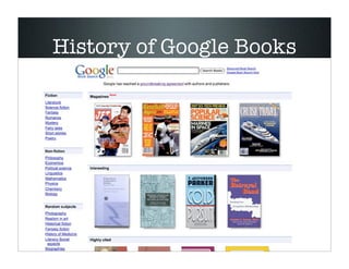 History of Google Books
 