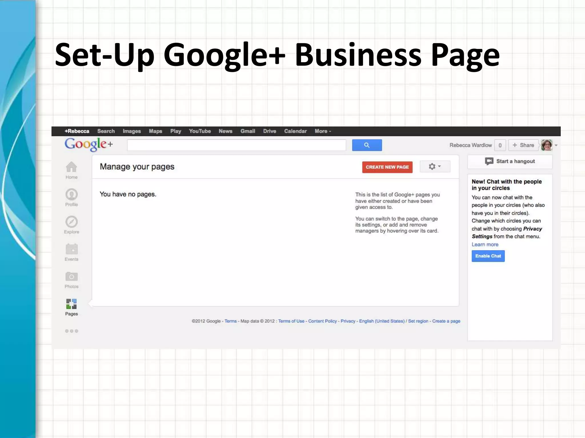 Set-Up Google+ Business Page
 