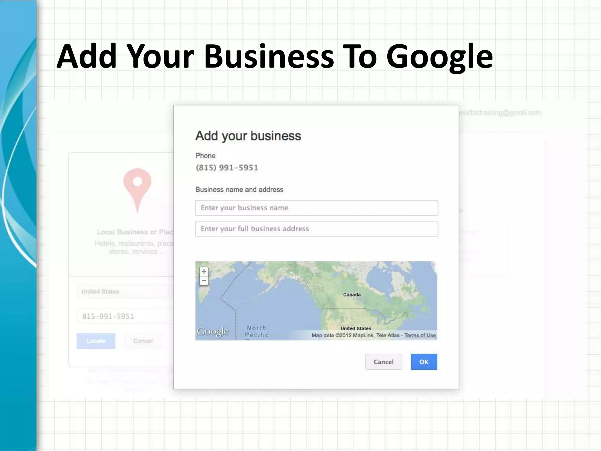 Add Your Business To Google
 