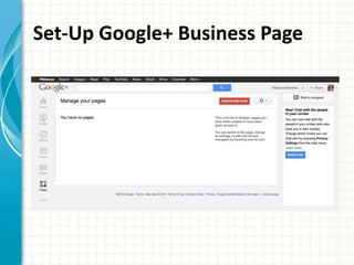 Set-Up Google+ Business Page
 