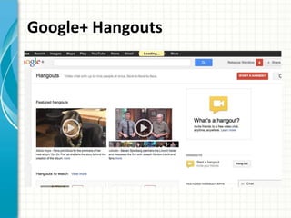 Google+ Hangouts
 