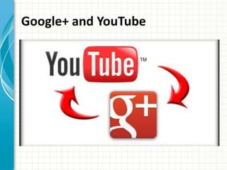 Google+ and YouTube
 
