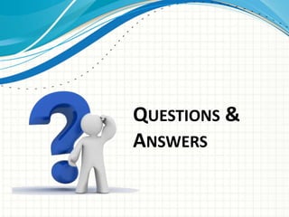 QUESTIONS &
ANSWERS
 