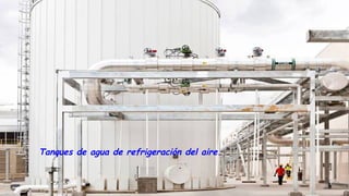 Tanques de agua de refrigeración del aire.
 